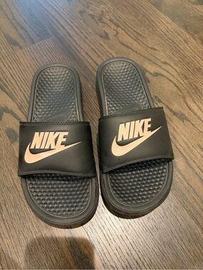 Nike Black Slide Sandals